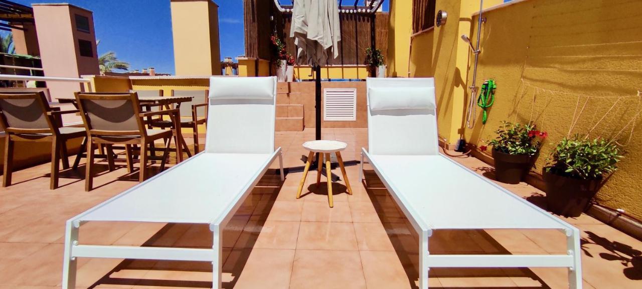 Ferienwohnung Agua Marinas - Tu Atico Con Jacuzzi Privado! Vera Exterior foto